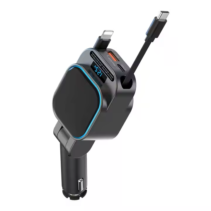 4-in-1 Retractable Car Charger